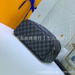 thumbnail for Classic Big-Name Cross-Border Exclusive Makeup Bag, Makeup Storage Bag, Women's Portable Large-Capacity Travel Handbag, Toiletry Bag