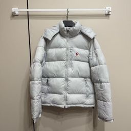 thumbnail for Cross-border winter American version of the new embroidered hooded ruff cotton jacket thickened cold-proof and warm couple classic casual jacket
