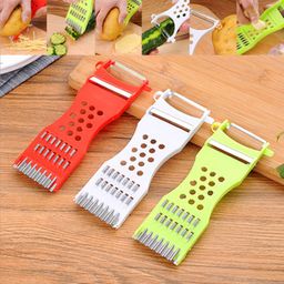 thumbnail for Silk Cutter Large 5 in 1 Multifunctional Kitchen Vegetable Cutter Luffa Cutting Grater Cucumber Slicer in stock Wholesale