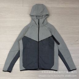 thumbnail for 25 Spring and Autumn Casual Sports Laminated TECH FIECE Technology Zipper Set Jacket Sweatpants 950+496