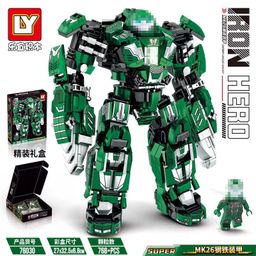 thumbnail for Compatível com LEGO Steel Mecha Puzzle Blocos de Construção Minifigura Vingança Herói Brinquedo Modelo Infantil Menino Transfronteiriço