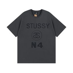 thumbnail for Cross-border spring and summer 2026 new trendy brand STU classic cruise print letter unisex short sleeve one piece drop shipping