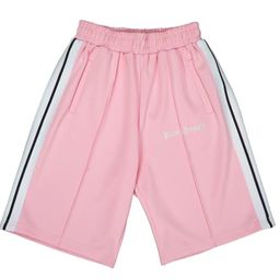 thumbnail for Spring and Summer 2023 PALM White Bar Short Pants Logo Shorts Pants Couple&#039s Men and Women Shorts Black Pants