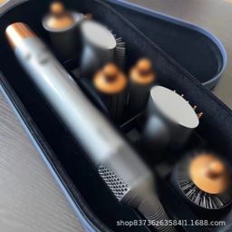 thumbnail for Source factory wear HS05 Qimen with a large wave hot air comb automatic curling rod curling straight hair styling dual-purpose