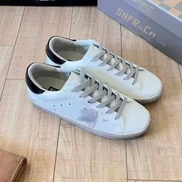 thumbnail for High version South Korea small dirty shoes women's 2025 new leather shoes retro distressed flat casual star dirty shoes