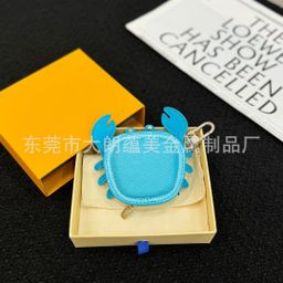 thumbnail for Wholesale Wasteland Style Leather Crab Bag Pendant High-Value Printing Stacked Car Pendant Versatile Wear-Resistant DIY