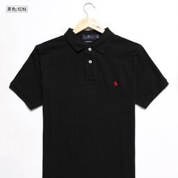 thumbnail for Casual 2024 Summer New Men&#039;s Short-Sleeved T-Shirt Youth Fashion Lapel Loose Large Size Polo Shirt Trend