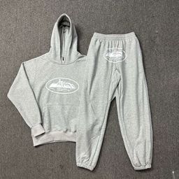 thumbnail for Corteiz Classic Series Ship Printed Logo Thin Velvet Fleece Hooded Sweat Fashionable Men's and Women's Casual Sweat Pants