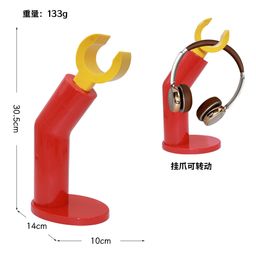 thumbnail for 网红卡通造型耳机支架创意高颜值电脑桌面置物架装饰礼物摆件玩具