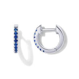 thumbnail for European and American cross-border accessories, simple and fashionable colorful zircon earrings, 14k gold-plated color-retaining earrings, personalized and trendy, versatile and versatile