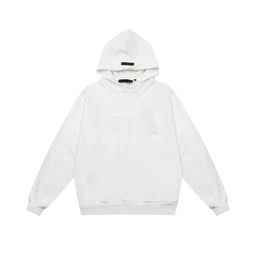 thumbnail for High-Quality Essentials Hhh Multi-Thread Silicone Letter Autumn and Winter Hooded Sweatshirt High Street American Men&#039s and Women&#039s Hoodies