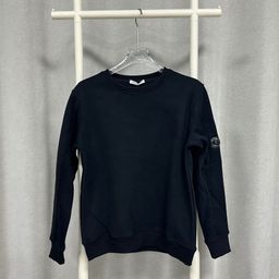 thumbnail for company foreign trade fleece-lined zipper fashion brand men and women couples CP glasses round lens pullover casual sweater