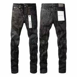 thumbnail for 26ss trendy brand with all three labels, Purple high-end version, heavy-duty casual slim-fit skinny jeans, a must-have for trendy men