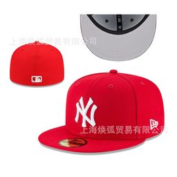 thumbnail for Foreign trade new size caps MLB closed caps men's and women's hip hop embroidery baseball caps outdoor sunscreen visors