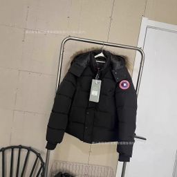 thumbnail for New Model Large Goose Correct Version Large Pocket High-End Couple Parka Thickened Hooded Windproof Warm Jacket for Men and Women