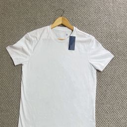 thumbnail for Pl Little Horse Embroidery High-Quality Classic Pure Cotton Round Neck T-Shirt with Qr Code, Versatile and Comfortable Men's Summer T-Shirt Top