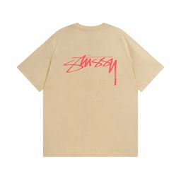 thumbnail for There is a long-term original standard 24stu short sleeve dice dinosaur letter print top men's T-shirt day