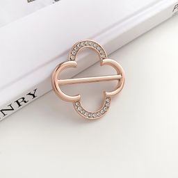 thumbnail for All-match silk scarf buckle summer non-slip corner knotted buckle female waist hem corner buckle dual-use brooch