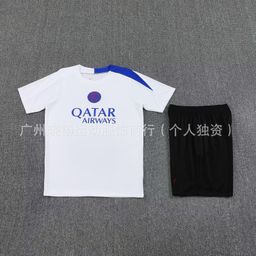 thumbnail for 2526 Season Paris Jersey Pre-Match Training Short-Sleeved Adult Suit Football Uniform Custom Wholesale New Style