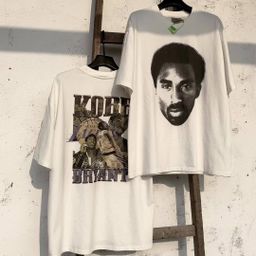 thumbnail for vintage washed old vintage short sleeve American fashion brand fog high street loose vtg casual round neck men&#039;s and women&#039;s T-shirt