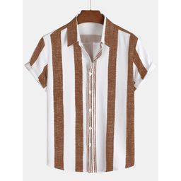 thumbnail for Cross-border foreign trade new men's short-sleeved shirt 3D digital printed shirt men's loose casual top shirt