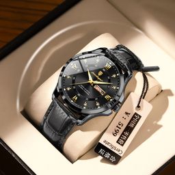 thumbnail for Swiss brand men's watch belt male students luxury fashion watch live foreign trade explosions a generation of hair
