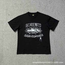 thumbnail for Corteiz Cross Border Alcatraz European and American Style High Quality Half Sleeve Loose American Trendy Street T-Shirt Casual Short Sleeve