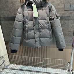 thumbnail for New High-end Correct Edition Big Goose Big Pocket Men and Women Couple Parker Cotton-padded jacket Hooded Thickened Warm Windproof Jacket