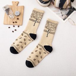 thumbnail for European and American fashion brand socks AJ1 Barb TS co-branded leisure sports stockings tide socks for men and women