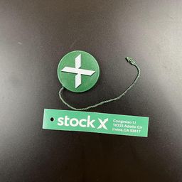 thumbnail for Stock X green card green fork anti-adjustment bag buckle x tag accessories pendant shoe buckle