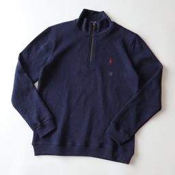 thumbnail for Seven colors of cross-border supply RL Ralph pony logo half-zipper high neck long-sleeved knitted sweatshirt men's and women's jackets