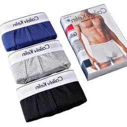 thumbnail for Cross-Border Men's Underwear Boxer Briefs Cakl Breathable Cotton Modal Four-Corner Thin Shorts Pants Gift Box 3 Pieces