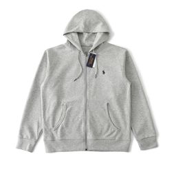 thumbnail for High Quality Cross Border Paul Howard Basic Pony Logo Embroidered Hooded Sweatshirt Men's and Women's Zip Jacket
