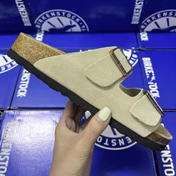 thumbnail for French Niche Retro Fashion Platform Casual Sandals and Slippers Women's Outfit 2025 New Cyber Celebrous Birkenneth Sandals