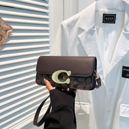 thumbnail for Comércio exterior 2025 verão nova bolsa feminina pequena bolsa quadrada moda versátil tendência textura bolsa de ombro único bolsa transversal.