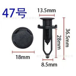 thumbnail for Universal automotive fender liner, trunk plastic clips, mudguard clips, expansion screws, core nails, snaps