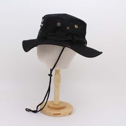 thumbnail for Overseas Outdoor Sunshade Sun Hat All-match Trendy Brand Mountain Climbing Fishing Basin Hat Foldable Denim Round Edge Hat