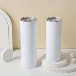 thumbnail for 20OZ Portable Thermos Cup, Sublimation Straight Cup, Slimming Cup, Stainless Steel Straight Cup, 30OZ Car Cup