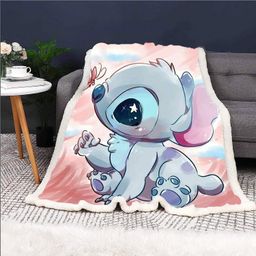 thumbnail for Manufacturer comes to the picture 3D digital printed blanket Stity lambswool thickened blanket cross-border children's air conditioning blanket