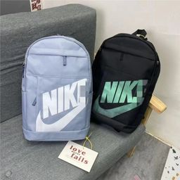 thumbnail for Mochila de marca da moda, bolsa escolar de estudante de grande capacidade, bolsa de computador versátil multicamadas, mochila esportiva de casal, meio padrão