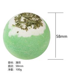 thumbnail for Cross-border Dried Flower Explosive Bath Salt Balls 100g Bubble Bath Balls Essential Oil Aromatherapy Bubble Bomb Bath Balls Wholesale