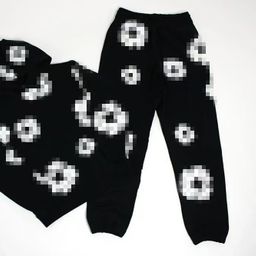 thumbnail for 2025 European and American trendy brand printed loose sweatshirt Y2K hip-hop streetwear men's and women's pullovers casual tops