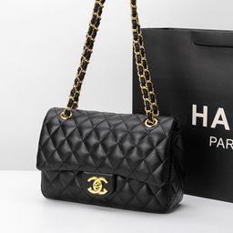 thumbnail for Hong Kong counter genuine 2026 new leather CF chain bag small fragrance style one-shoulder crossbody bag fashionable and versatile bag
