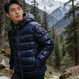 thumbnail for PJS Skydiver 2530 Hooded Down Jacket Short Lightweight Windproof Physical Winter Edition Direct from Store Factory