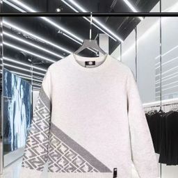 thumbnail for Correct version L donkey knitted sweater fashionable and exquisite workmanship crew neck.26 autumn and winter 650K heavy industry production