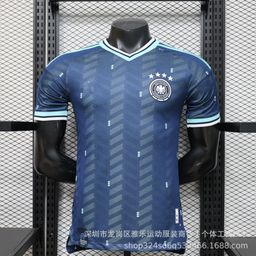 thumbnail for 26 World Cup Jerseys Germany Argentina Portugal Spain Player Version France Brazil National Team Football Uniforms