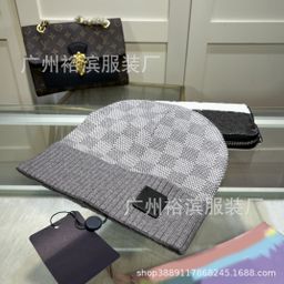 thumbnail for Correct version of the big brand L home knitted beanie hat unisex European and American foreign trade fashion net red cold hat factory wholesale