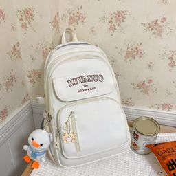 thumbnail for Fashionable Travel Backpack, Junior High School Student, High School Student Bag, Large Capacity, Simple Campus Versatile Student Backpack, Computer Bag