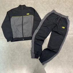 thumbnail for Cross-Border Foreign Trade European and American Trendy Hip-Hop Street Fashion Hooded Sweatshirt Casual Jogger Pants Loose Long Pants Set for Men