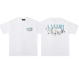 thumbnail for Cross-border big logo letter print loose crew neck short sleeve T-shirt tide brand high street short sleeve men